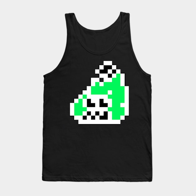 Black 8-Bit FishFry Tank Top by muchuchubacca